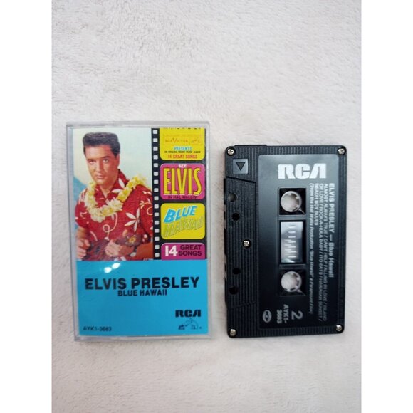 ELVIS PRESLEY In Hal Wallis’ BLUE HAWAII Cassette Tape - Picture 1 of 2